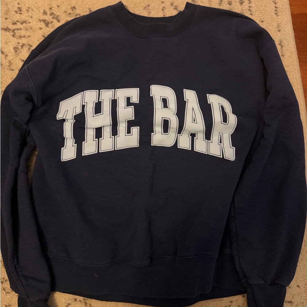 The Bar Navy Blue Sweatshirt